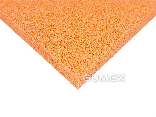 GERANIOCELL GE 25 FINE, 15mm, Breite 910x1800mm, FDA, Dichte 250kg/m3, NR, -40°C/+80°C, orange, 